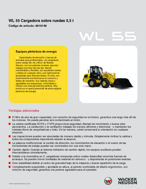 Utovarivači na kotačima Wacker Neuson WL 55