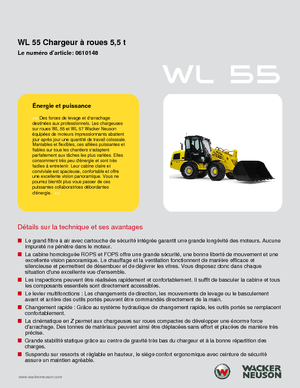 Utovarivači na kotačima Wacker Neuson WL 55