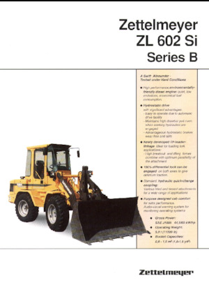 Utovarivači na kotačima Zettelmeyer ZL 602 Si B