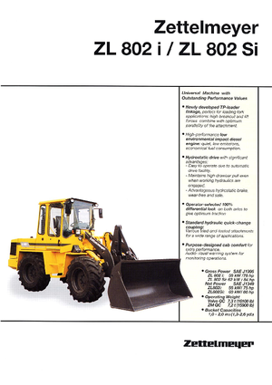 Utovarivači na kotačima Zettelmeyer ZL 802 I