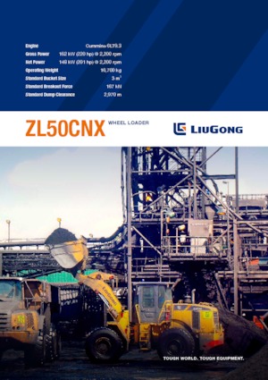 Utovarivači na kotačima Liugong ZL50CNX