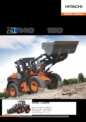 Utovarivači na kotačima Hitachi ZW150PL-5