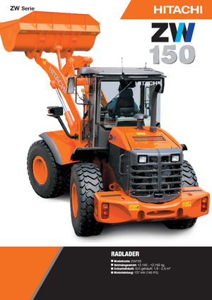 Utovarivači na kotačima Hitachi ZW 150