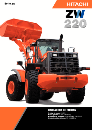 Utovarivači na kotačima Hitachi ZW 220