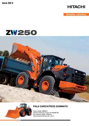 Utovarivači na kotačima Hitachi ZW250-5B