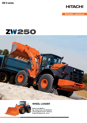 Utovarivači na kotačima Hitachi ZW250-5B