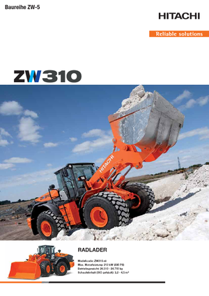Utovarivači na kotačima Hitachi ZW 310-5