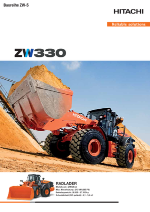 Utovarivači na kotačima Hitachi ZW 330-5
