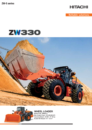 Utovarivači na kotačima Hitachi ZW 330-5