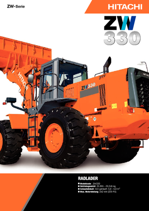 Utovarivači na kotačima Hitachi ZW 330