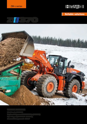 Utovarivači na kotačima Hitachi ZW370-6
