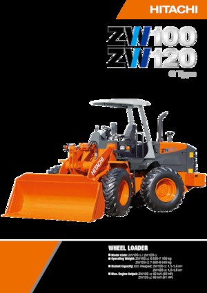 Utovarivači na kotačima Hitachi ZW120-G