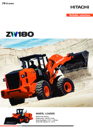Utovarivači na kotačima Hitachi ZW180-5A