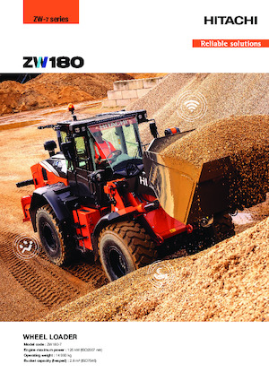 Utovarivači na kotačima Hitachi ZW180-7