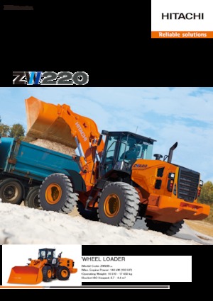 Utovarivači na kotačima Hitachi ZW220-5A
