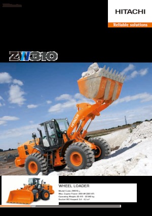 Utovarivači na kotačima Hitachi ZW310-5A