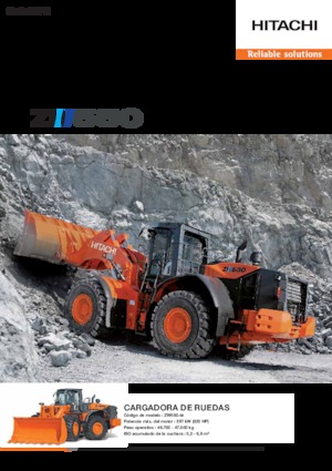 Utovarivači na kotačima Hitachi ZW550-6