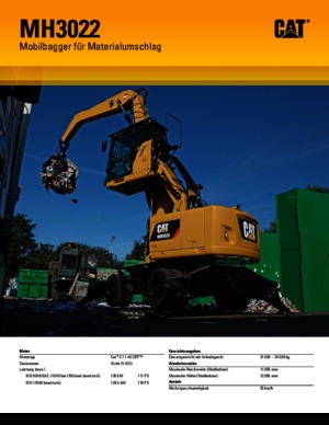 Rukovanje materijalom Caterpillar MH3022