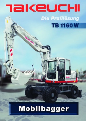 Bageri na kotačima Takeuchi TB 1160 W