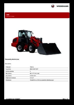 Utovarivači na kotačima Weidemann 5080T