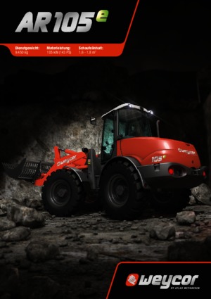 Utovarivači na kotačima weycor AR 105 e