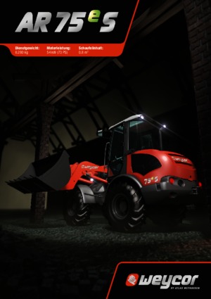 Utovarivači na kotačima weycor AR 75 e S