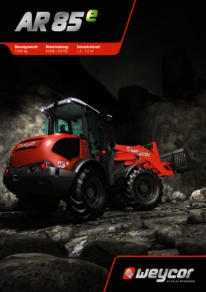 Utovarivači na kotačima weycor AR 85 e