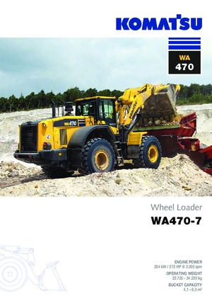 Utovarivači na kotačima Komatsu WA470-7