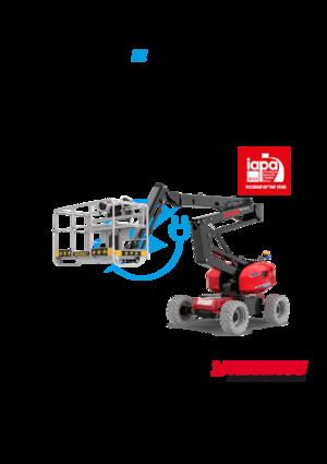 Zglobna podizna platforma na kotačima Manitou 160 ATJ+ E