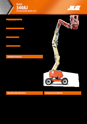 Zglobna podizna platforma na kotačima JLG 340AJ