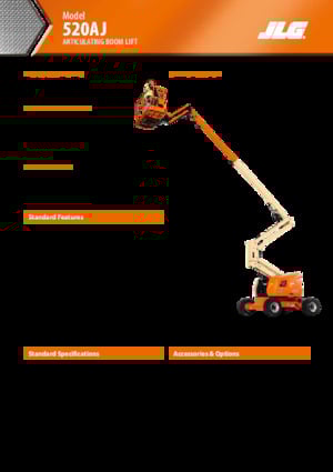 Zglobna podizna platforma na kotačima JLG 520AJ
