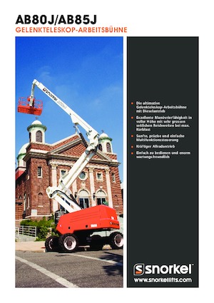 Zglobna podizna platforma na kotačima Snorkel AB85J