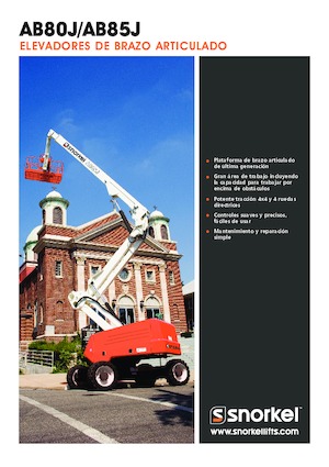 Zglobna podizna platforma na kotačima Snorkel AB85J