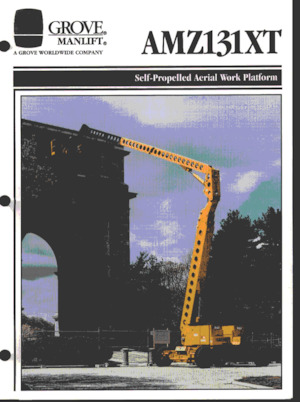 Zglobna podizna platforma na kotačima Grove-Manlift AMZ 131 XT