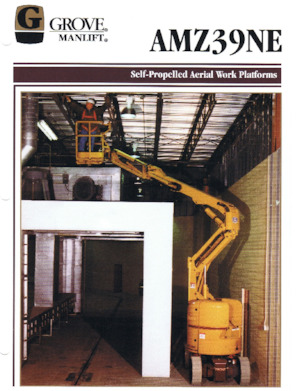 Zglobna podizna platforma na kotačima Grove-Manlift AMZ 39 NE