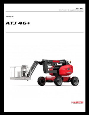 Zglobna podizna platforma na kotačima Manitou ATJ 46+