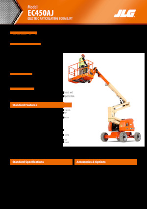 Zglobna podizna platforma na kotačima JLG EC450AJ
