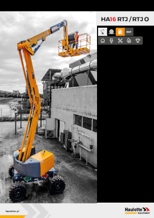 Zglobna podizna platforma na kotačima Haulotte HA16 RTJ