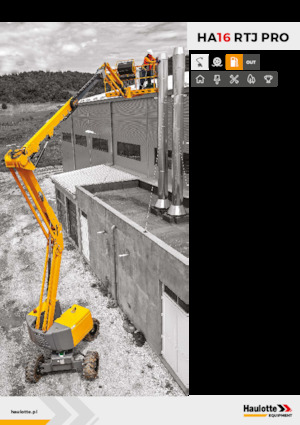 Zglobna podizna platforma na kotačima Haulotte HA16 RTJ PRO