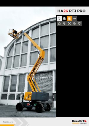 Zglobna podizna platforma na kotačima Haulotte HA26 RTJ PRO