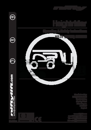 Zglobna podizna platforma na kotačima Niftylift HR28