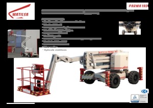 Zglobna podizna platforma na kotačima Matilsa Parma 18 D