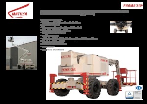 Zglobna podizna platforma na kotačima Matilsa Parma 21 D