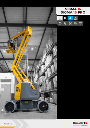 Zglobna podizna platforma na kotačima Haulotte Sigma 16