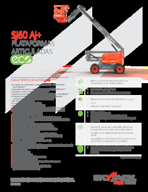 Zglobna podizna platforma na kotačima Skyjack SJ 60 AJ+