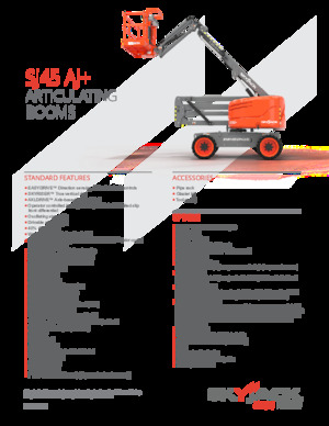 Zglobna podizna platforma na kotačima Skyjack SJ45 AJ+