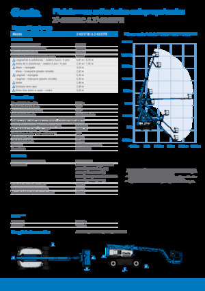 Zglobna podizna platforma na kotačima Genie Z-60/37 FE 