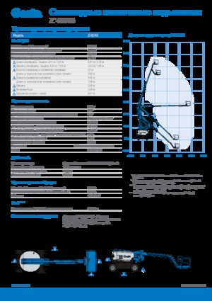 Zglobna podizna platforma na kotačima Genie Z-62/40