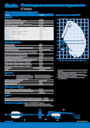 Zglobna podizna platforma na kotačima Genie Z-80/60