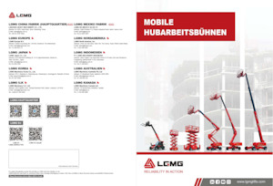 Zglobna podizna platforma na kotačima LGMG  AR16J-2